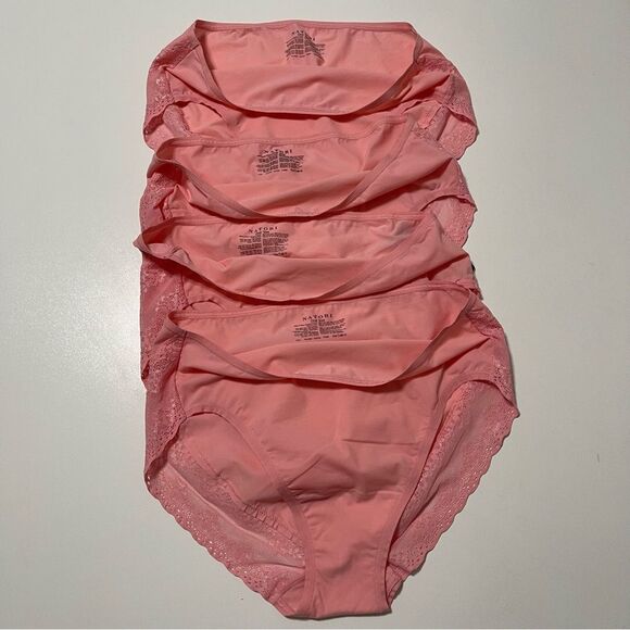 4) Natori Bliss Perfection Lace French Cut Panty - Picture 3 of 7